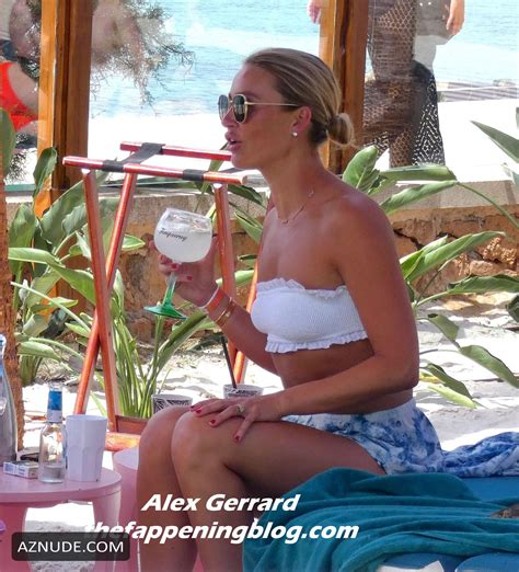 Alex Gerrard Takes A Break On Her Spanish Sunshine Holiday
