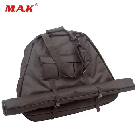 compound bow bag  outdoor hunting shooting accessories archery bow case deluxe black canvas