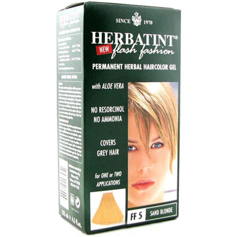 Herbatint Flash Fashion Permanent Herbal Hair Color Gel Ff5 Sand