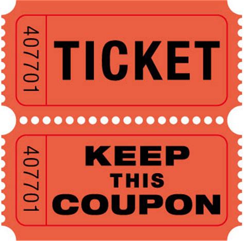 ticket coupon vector models