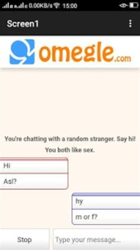 omegle chat talk to strangers apk for android download
