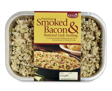 smoked bacon buttered leek stuffing aldi ireland specials archive