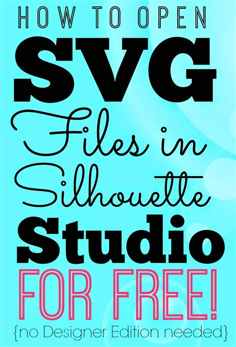 opening svgs  silhouette studio    designer edition