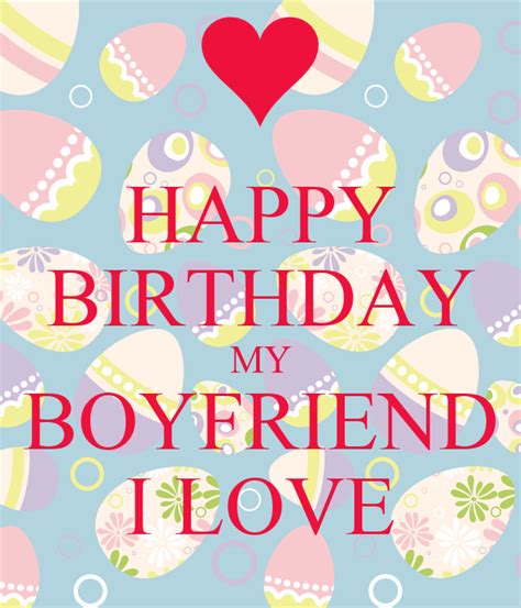 happy birthday  boyfriend  love poster cathe  calm  matic