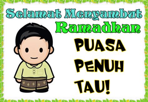 kumpulan gambar ucapan puasa ramadhan kartu selamat puasa ramadan terbaru gambar animasi lucu