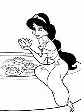 Jasmine Coloring Pages Lotus Colouring Printable Kids Print Princess Disney Coloring4free Picking Aladdin Sheets Bestcoloringpagesforkids Flower Choose Board Da Christmas sketch template