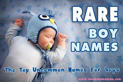 rare boy names  cool  uncommon baby names  boys