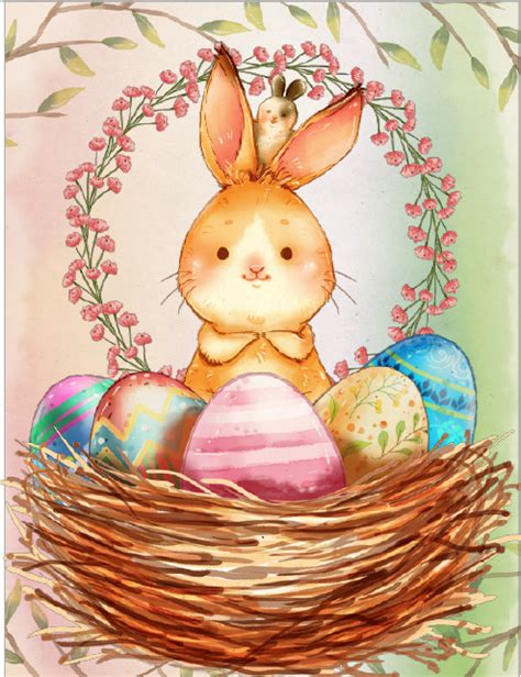 printable easter cards  adorable designs