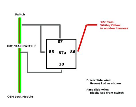 wiring diagram   pin relay