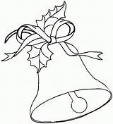 Bell Coloring Bells Christmas Pages Jingle Printable Kids Color Drawing Drawings Taco Templates Getdrawings Getcolorings Popular Coloringhome Print sketch template