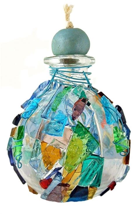 Glass Crafts How To Upcycle Bottles Using Stained Glass