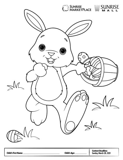 easter coloring contest sunrise marketplace citrus heights