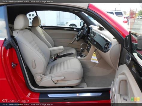 Beige Interior Photo For The 2013 Volkswagen Beetle Turbo
