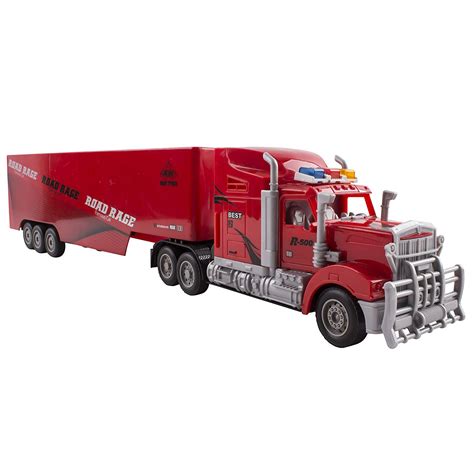toy semi truck trailer  electric hauler remote control rc childrens