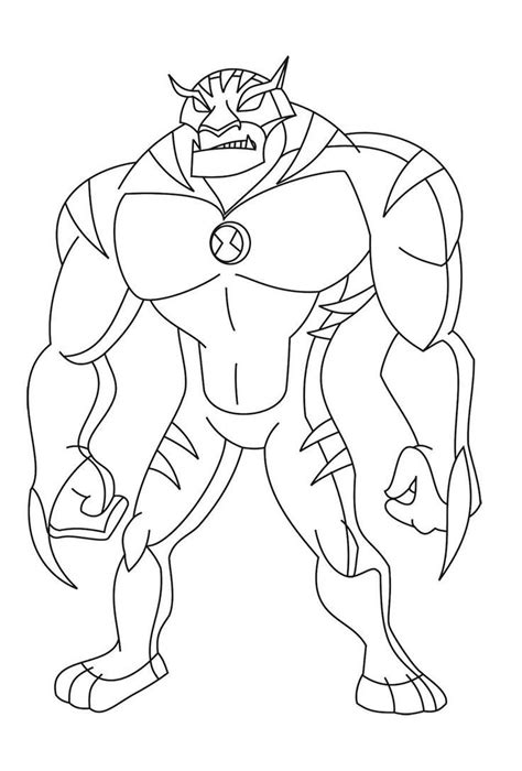 ben  omniverse coloring pages coloring home riset