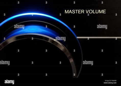 master volume audio stock photo alamy
