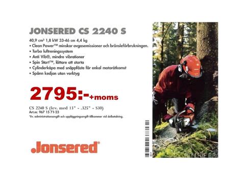 jonsered cs   john deere forest equipment    sale year  price