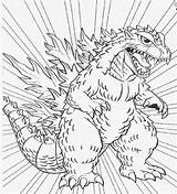 Godzilla Vs Muto Educativeprintable sketch template