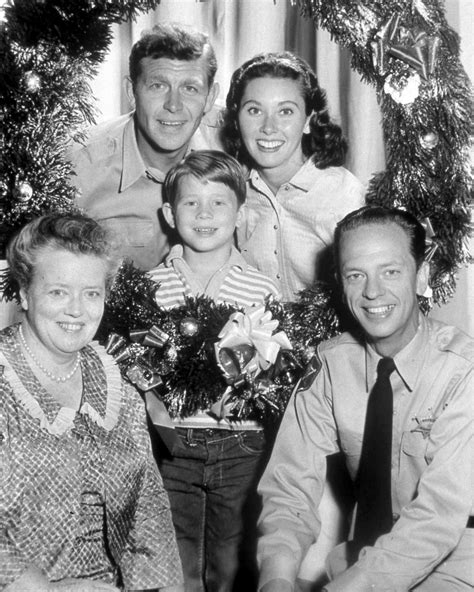 cast   andy griffith show christmas  publicity photo ep