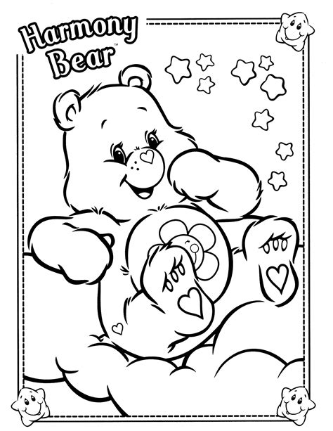 care bears coloring page bear coloring pages cute coloring pages