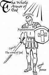 Armadura Armura Sword Lupta Spirituala Bible Peperangan Rohani Humans sketch template