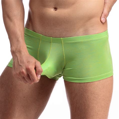 Men S Sexy Underwear Boxer Shorts With Penis Sleeve Popular Breathable