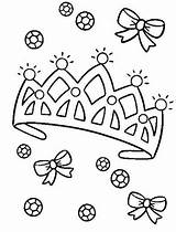 Coroa Princesa Tiara Colorironline Outline sketch template