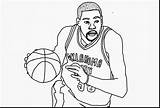 Coloring Durant Pages Basketball Kevin Player Lebron James Kyrie Shoes Drawing Irving Dunk Jordan Westbrook Russell Book Air Celebrity Printable sketch template