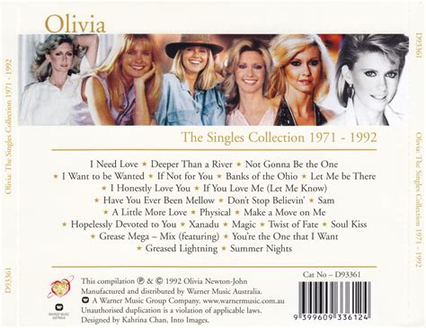 Olivia Newton John Music Compilations Olivia Newton John The