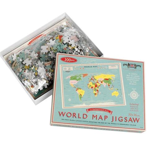 world map puzzle   ella james notonthehighstreetcom