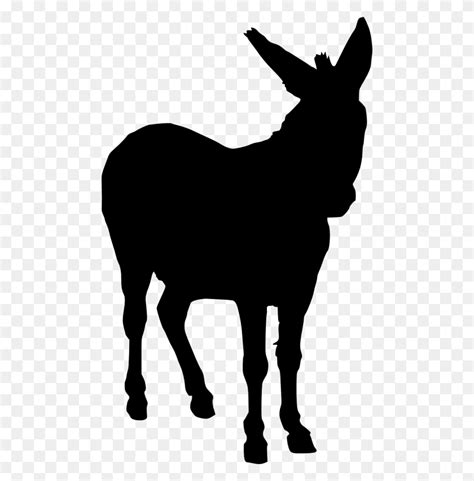 donkey clipart black  white    donkey clipart
