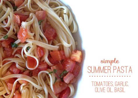 darling notes simple summer pasta