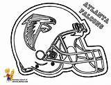 Coloring Football Pages Nfl Helmet Printable Falcons Atlanta Print Boys Kids Steelers Panthers Helmets Pro Color Falcon Sheet Teams Drawing sketch template