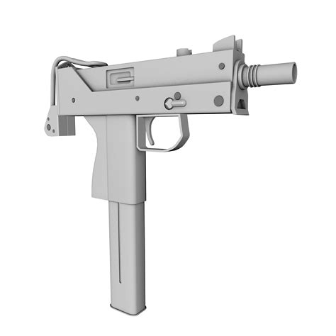 gun  model pistol  model cgtrader