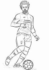 Salah Mohamed Ausmalbilder Ausmalbild Kleurplaat Supercoloring Kleurplaten Voetbal Messi Berühmte Kategorien sketch template