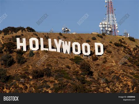 hollywood sign image photo  trial bigstock