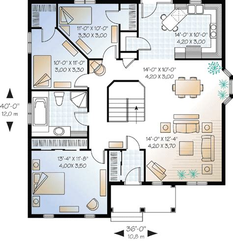 economical  bedroom house plan dr st floor master suite cad  canadian
