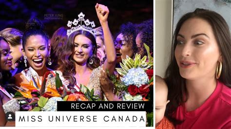 Miss Universe Canada 2019 Recap And Review Youtube