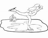 Skating Ice Coloring Pages Library Clipart Cartoon Popular Books sketch template