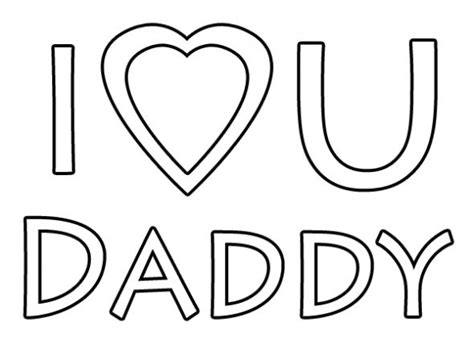 hearts pages    love  daddy coloring pages