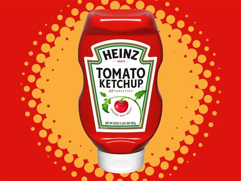 heinz ketchup  label