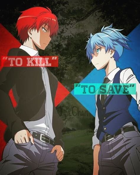karma akabane  kill  nagisa shiota  save assassination classroom anime quote