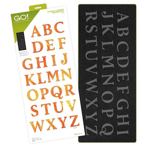 classic  alphabet uppercase set