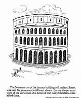 Coloring Pages Rome Roman Bible Life Times Ancient Coliseum Printables Building Testament Buildings Architecture Library Clipart Popular Choose Board Kids sketch template