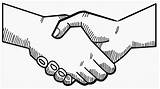 Shaking Hands Shake Handshake Paintingvalley Library Noun sketch template