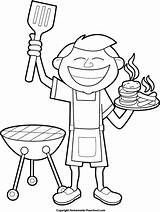 Clipart Bbq Grill Barbecue Man Cliparts Library Clipground Collection Transparent Webstockreview sketch template