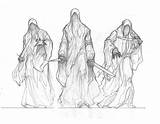 Ringwraiths Nazgul Frodo Diorama Creating Vs Silva Sideshow Collectibles Brothers sketch template