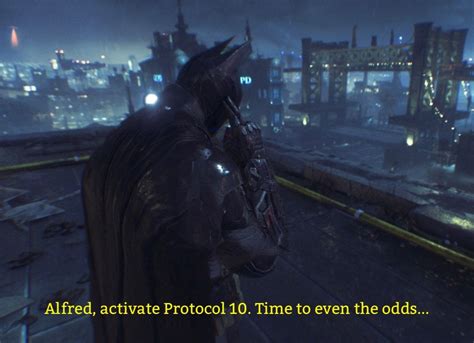 lore reason  batman didnt activate protocol