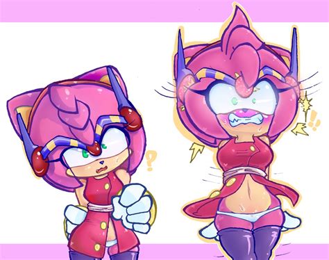 Amy Rose Anonymous Artist Antenna Blush Crown Female Only