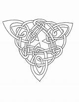 Celtic Knot Triangle Sheenaowens Coloringhome sketch template